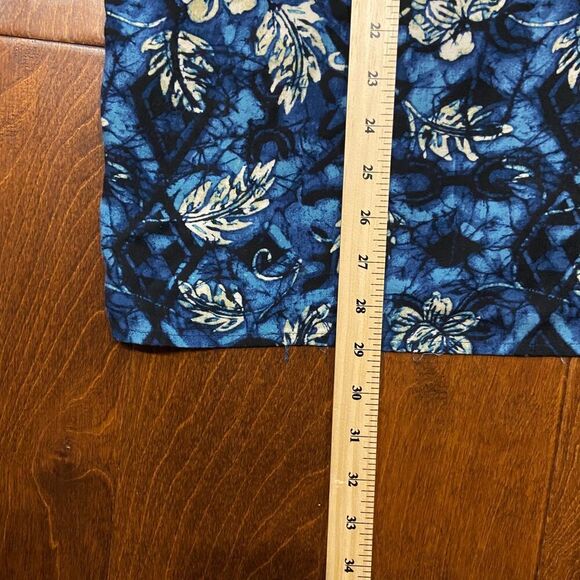 Natural Issue Vintage 90s Hawaiian Navy White Button Front Shirt Men's Size XL - Picture 9 of 9